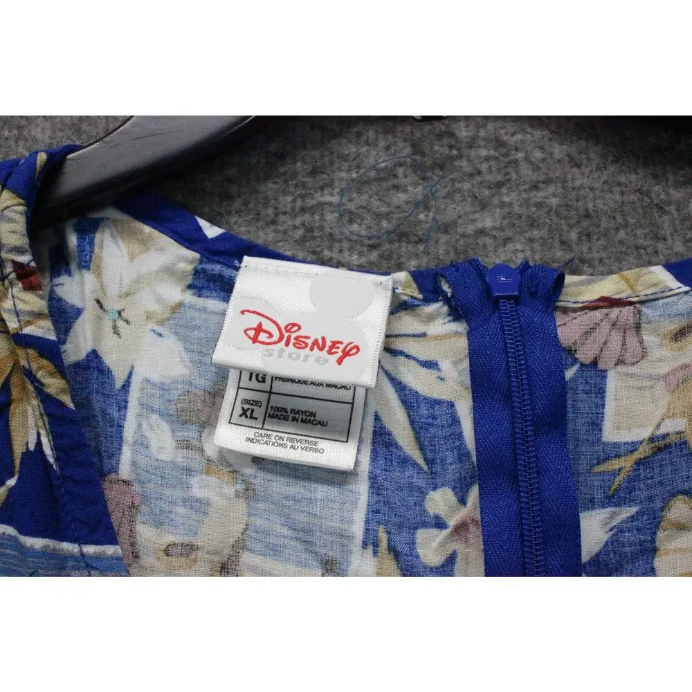 Disney Store Dress Women's Size XL Mickey Mouse Hawaiian Floral Print - Picture 3 of 6